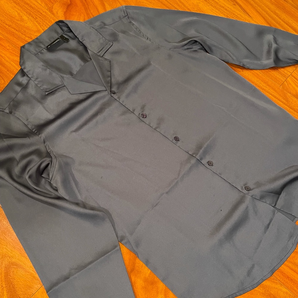 Satin Asos Shirt Size: Large
